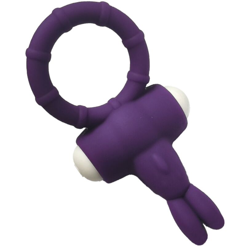 ARMONY - ANILLO VIBRADOR DE SILICONA MORADO MS BUNNY