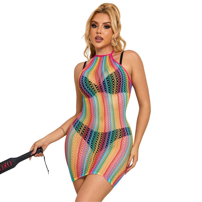 SUBBLIME - 952341 VESTIDO DE RED ARCOÍRIS TALLA ÚNICA