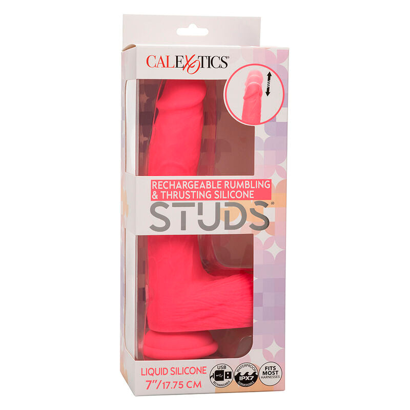 CALEXOTICS - VIBRADOR REALISTA PENIS 10 VIBRACIONES ROSA