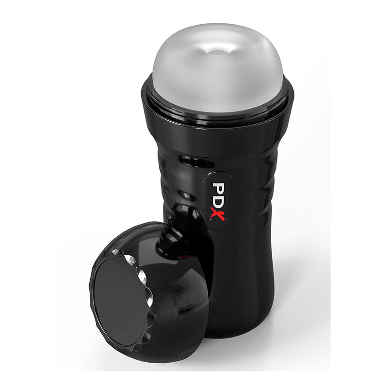 PDX EXTREME - SLIDE & GLIDE SELF-LUBRICATING MASTURBATOR TRANSPARENT