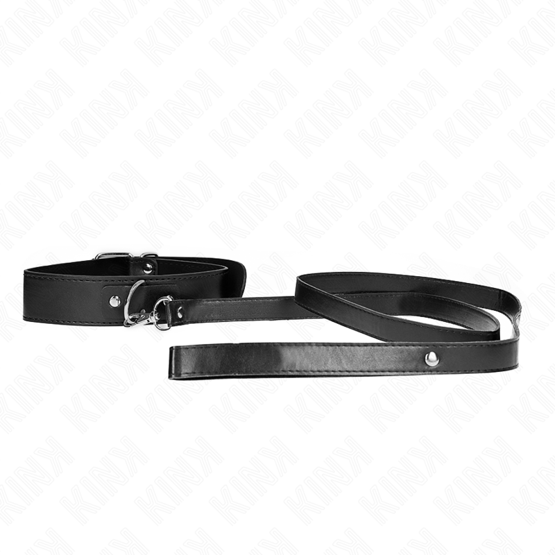 KINK - NECKLACE WITH BELT 116 CM ADJUSTABLE BLACK STRAP 32-50 CM X 8 CM