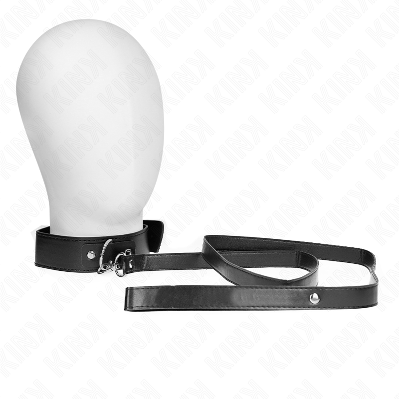 KINK - NECKLACE WITH BELT 116 CM ADJUSTABLE BLACK STRAP 32-50 CM X 8 CM