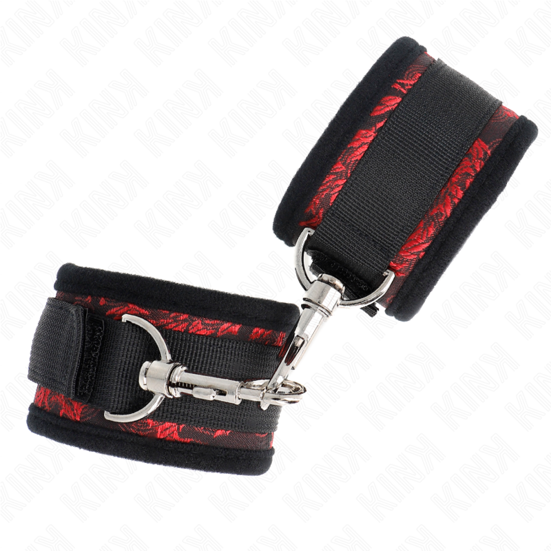 KINK - RED-BLACK SCANDAL WRIST RESTRAINTS