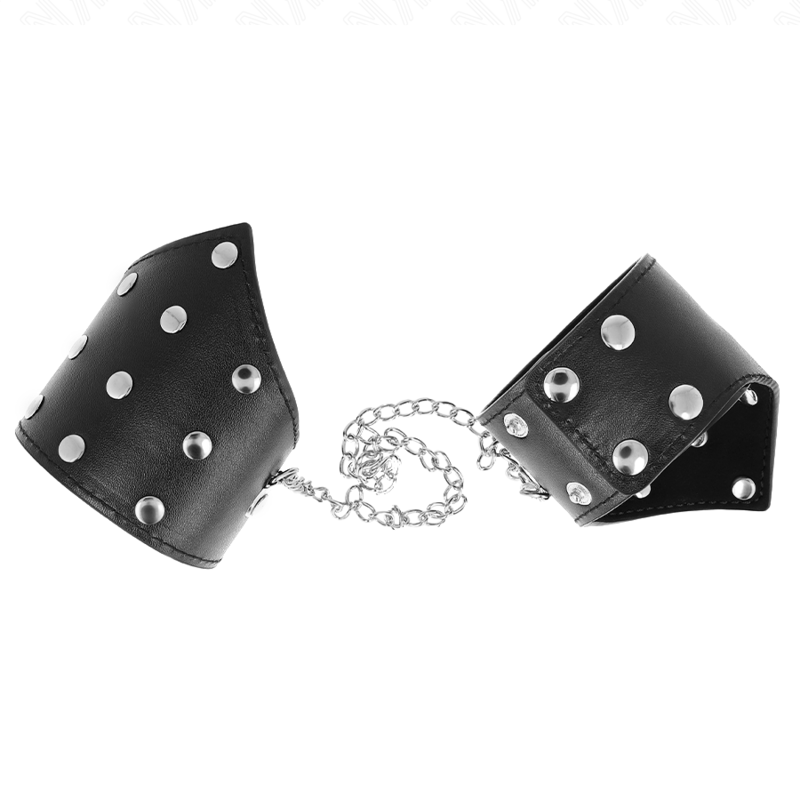 KINK - BLACK DOT STYLE BRACELETS WITH ADJUSTABLE CHAIN ??17-23 CM X 8.5 CM