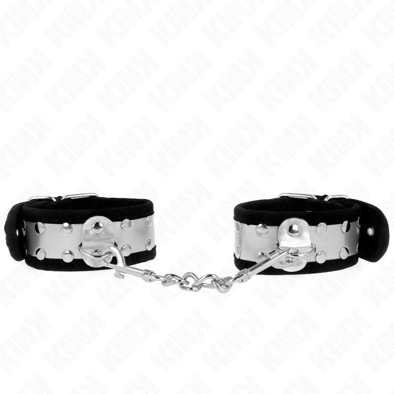KINK - BLACK/SILVER THIN WRIST 30 X 4 CM