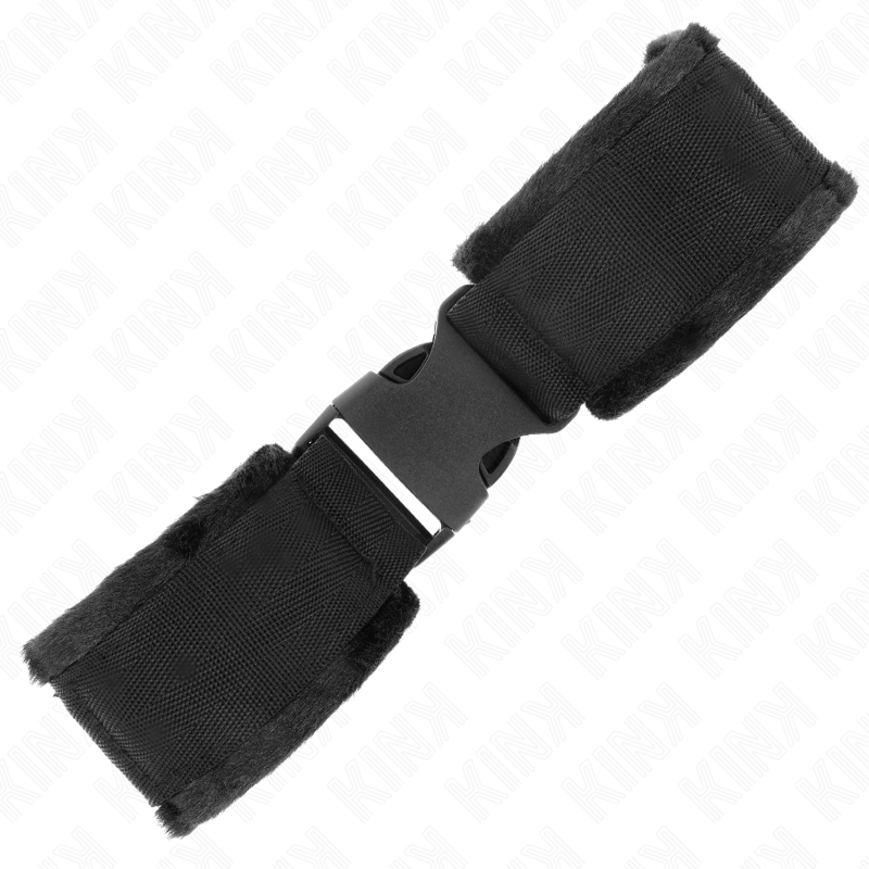 KINK - WRIST RESTRAINTS NYLON BIND HOOK&LOOP RED-BLACK MODEL 1 ADJUSTABLE 25-35 CM X 6 CM