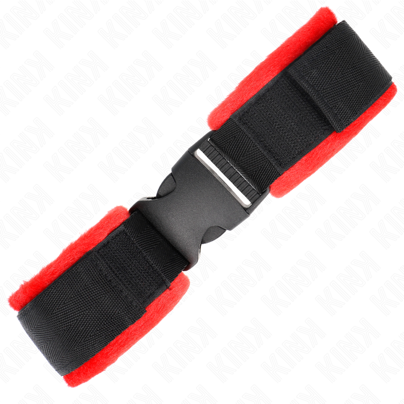 KINK - WRIST RESTRAINTS NYLON BIND HOOK&LOOP BLACK MODEL 1 ADJUSTABLE 25-35 CM X 6 CM
