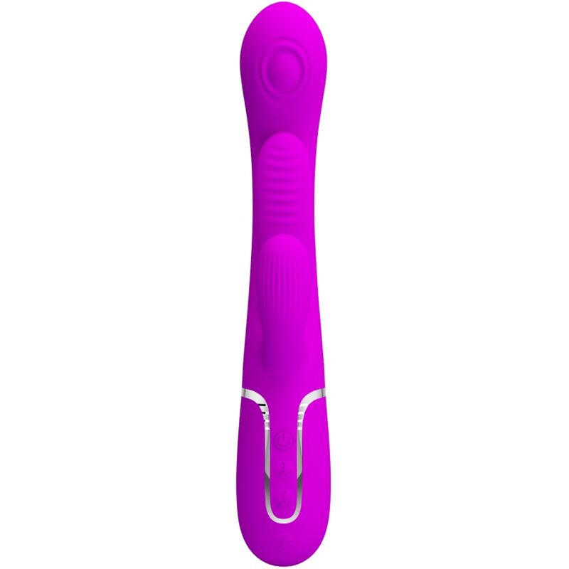 PRETTY LOVE - SHANIA TRIPLE RABBIT MULTIFUNCTIONAL VIBRATOR PINK