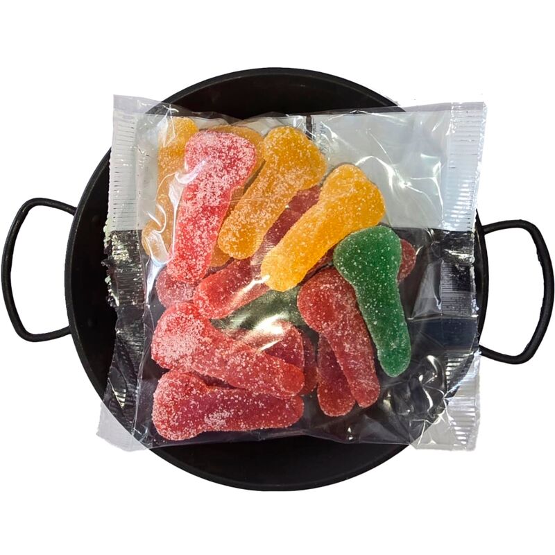 SPICY DIABLO - PENIS-SHAPED CHEWY SUGAR CANDIES IN DIFFERENT FLAVORS