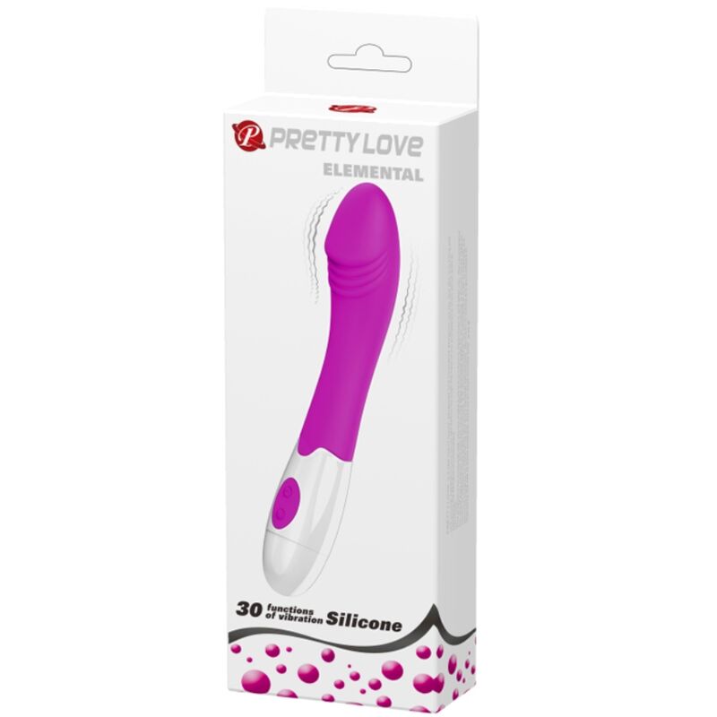 PRETTY LOVE - ELEMENTAL VIBRATOR 30 VIBRATION MODES PURPLE