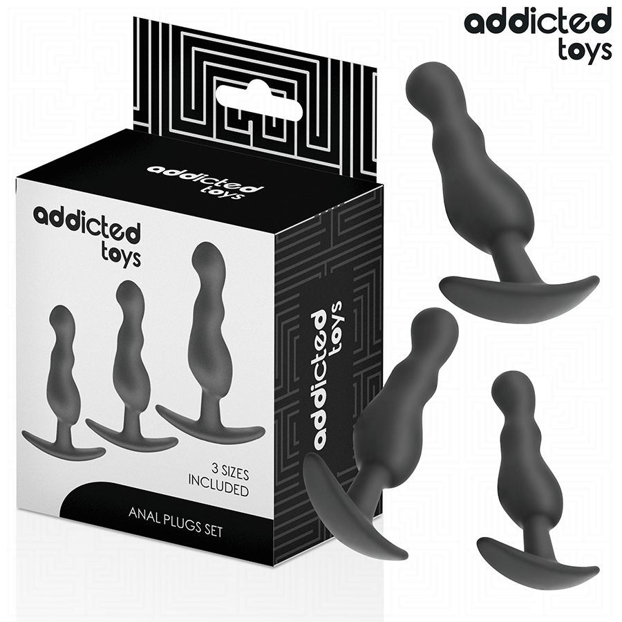 ADDICTED TOYS - CONJUNTO DE 3 PLUG ANAL MODELO 1