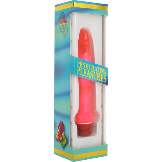SIETE CREACIONES - VIBRADOR ANAL DE GELATINA FINA ROSA