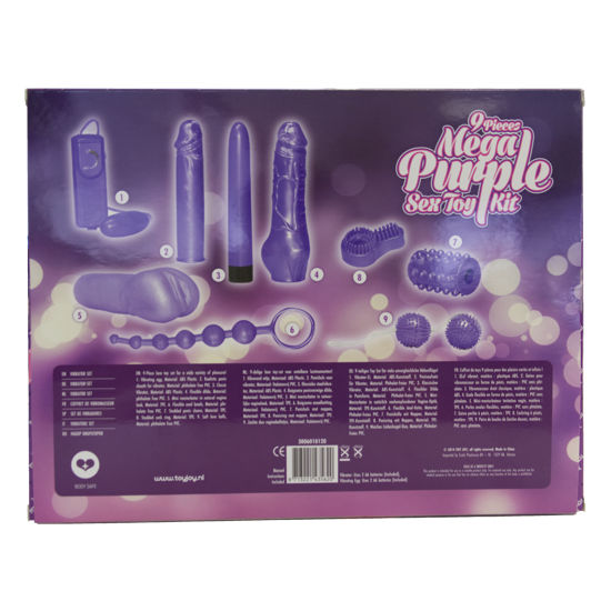 TOYJOY - KIT DE JUGUETES SEXUALES MEGA PÚRPURA SOLO PARA TI