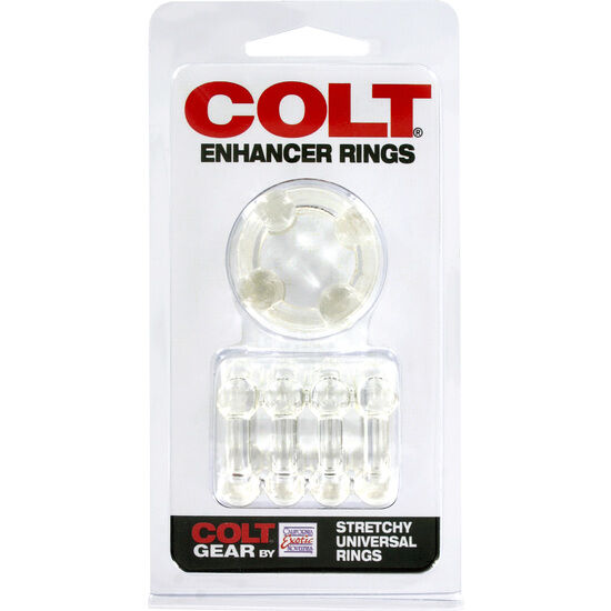 CALEXOTICS - ANILLOS POTENCIADORES TRANSPARENTES PARA POTROS