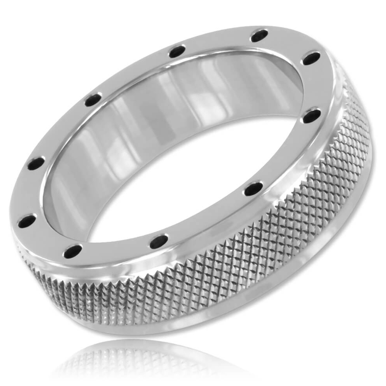 METAL HARD - ANILLO DE METAL PARA PENE Y TESTICULOS 45MM