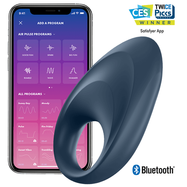 SATISFYER - APLICACIÓN DEL ANILLO VIBRADOR MIGHTY ONE