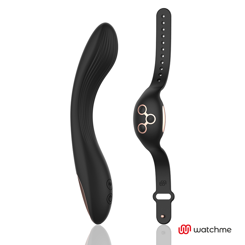 ANNE'S DESIRE - CURVE TECHNOLOGY REMOTE CONTROL WATCHME BLACK/GOLD