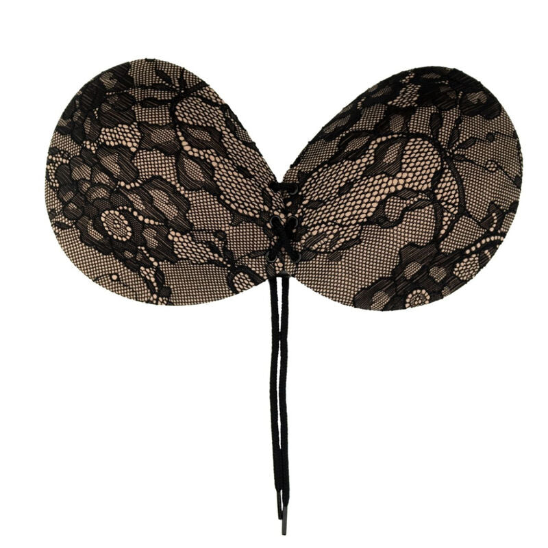 BYE-BRA - INTERLOCKING &amp; EMBROIDERY ADHESIVE BRA CUP B