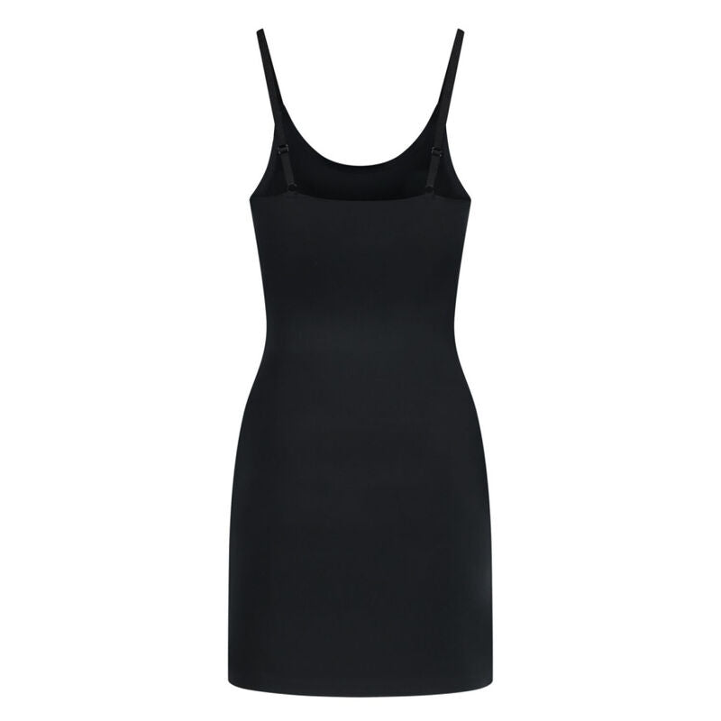 BYE-BRA - VESTIDO INVISIBLE NEGRO ÚNICO TALLA XXL