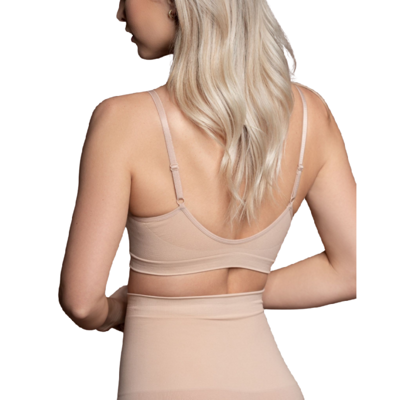 BYE-BRA - MEDIUM CONTROL BRA WITHOUT DOTS BLACK SIZE S