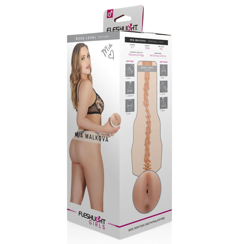 FLESHLIGHT GIRLS - MIA MALKOVA ANAL MASTURBATOR (INTENSE TEXTURE)