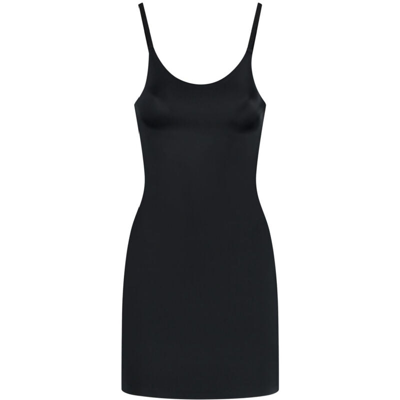 BYE-BRA - VESTIDO INVISIBLE NEGRO ÚNICO TALLA XXL