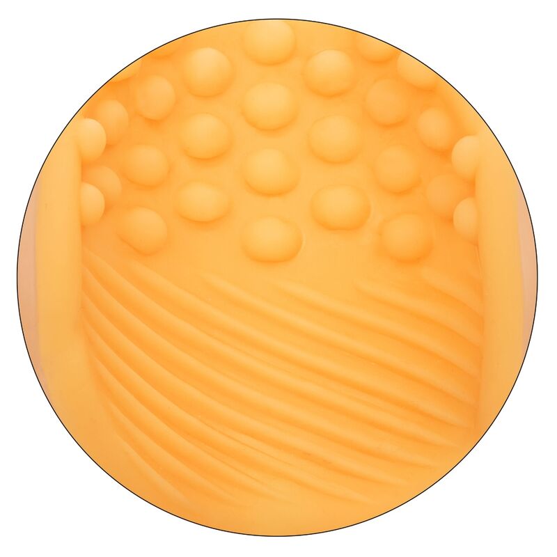 CALEXOTICS - ORANGE BEADED GRIP MASTURBATOR