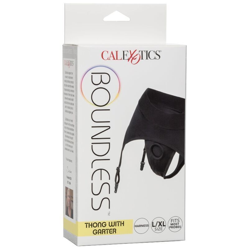CALEXOTICS - BOUNDLESS THONG WITH GATHER S/M