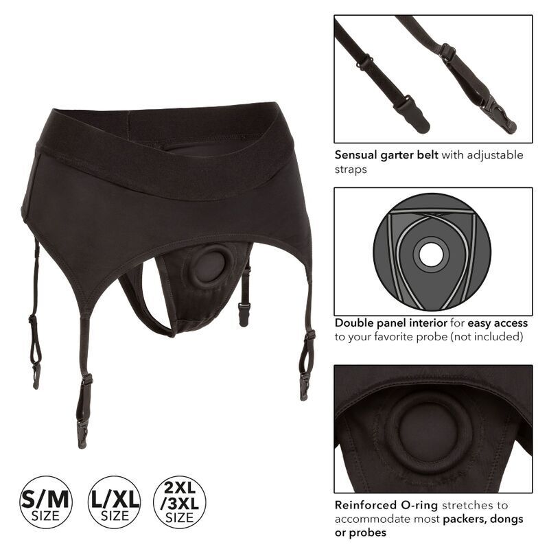CALEXOTICS - BOUNDLESS THONG WITH GATHER S/M