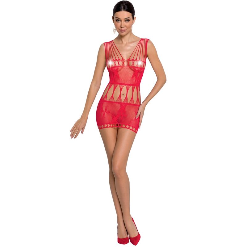 PASSION - WOMAN BS090 RED BODYSTOCK ONE SIZE