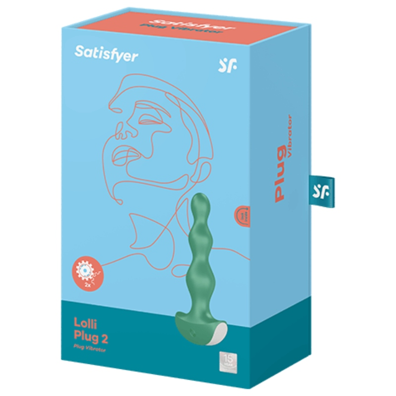 SATISFYER - LOLLI PLUG VIBRATOR 2 PLUG GRAY