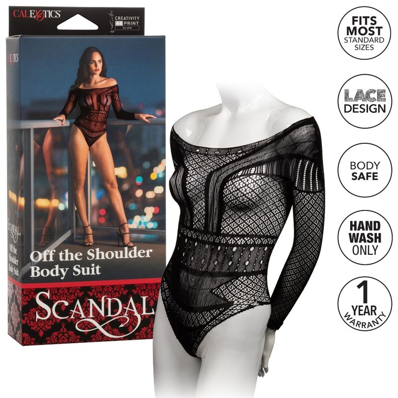 CALEXOTICS - TRAJE SCANDAL DE TALLA ÚNICA CON HOMBRO