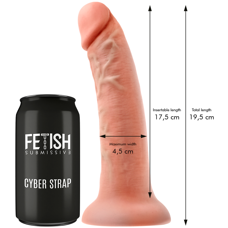 FETICHE SUMISO CYBER STRAP - ARNÉS CON DILDO Y BALA CONTROL REMOTO TECNOLOGÍA WATCHME M