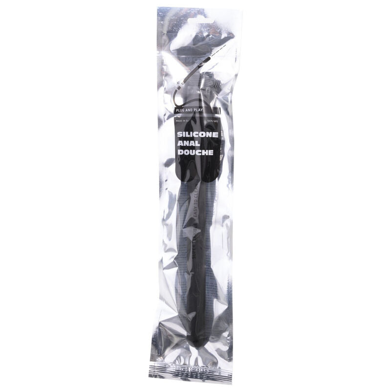ALL BLACK - HUGE SILICONE ANAL SHOWER 27 CM