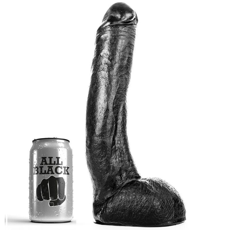 TODO NEGRO - PENE CURVO DE 29 CM