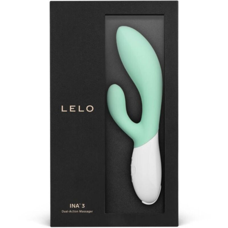 LELO - INA 3 GREEN RABBIT VIBRATOR SEAWEED LUXURY