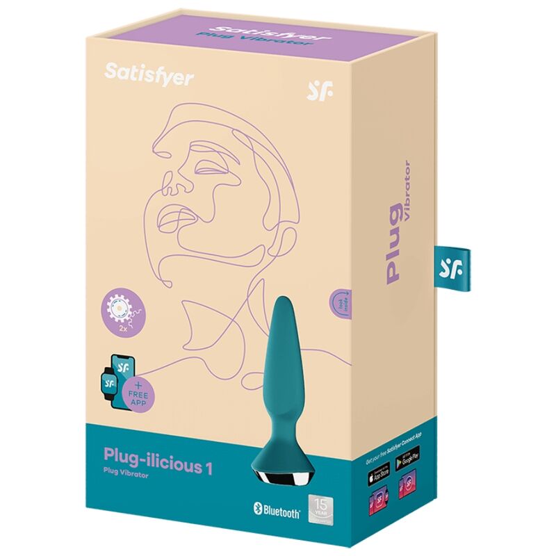 SATISFYER - ILICIOUS PLUG VIBRADOR 2 PLUG VERDE