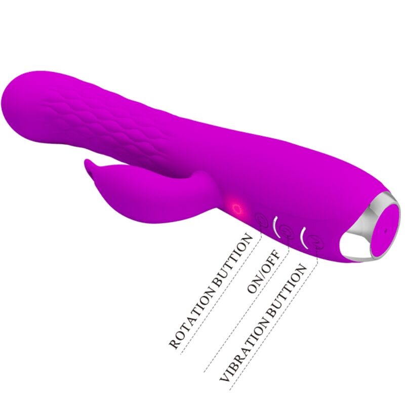 PRETTY LOVE - OVE MOLLY VIBRATOR WITH RECHARGEABLE ROTATION