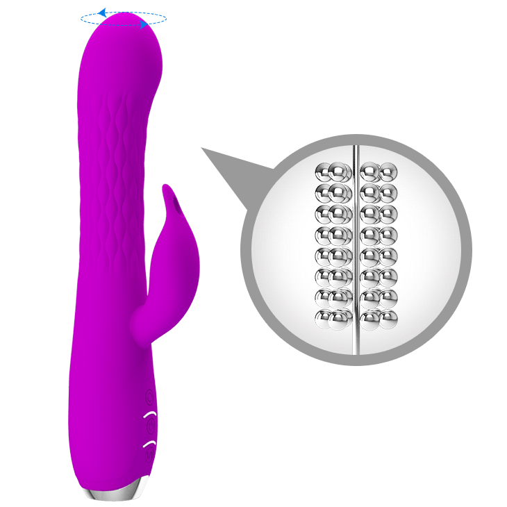 PRETTY LOVE - OVE MOLLY VIBRATOR WITH RECHARGEABLE ROTATION