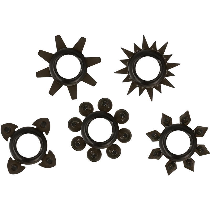 OHMAMA - SET OF 5 SILICONE RINGS FOR TESTICLES AND PENIS