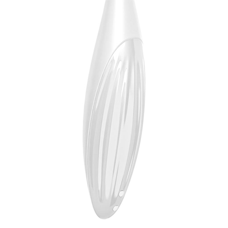 SATISFYER - VIBRADOR CON PUNTA PARA CLÍTORIS TWIRLING JOY BLANCO