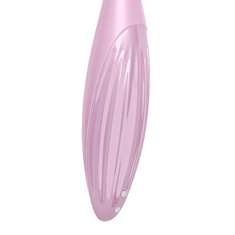 SATISFYER - VIBRADOR CON PUNTA PARA CLÍTORIS TWIRLING JOY ROSA