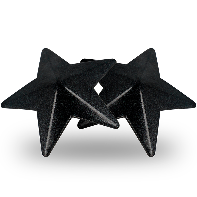 COQUETTE CHIC DESIRE - BLACK STARS TOE COVERS