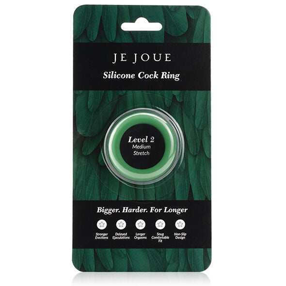 JE JOUE - MEDIUM CHOKE GREEN SILICONE RING