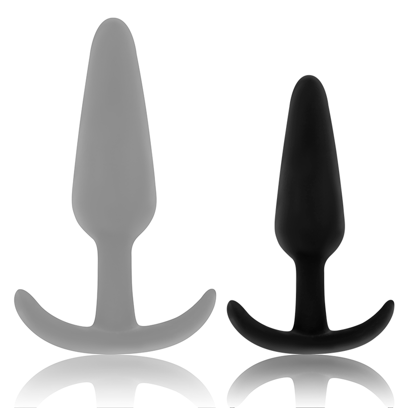OHMAMA - PLUG ANAL DE SILICONA CON MANGO PEQUEÑO