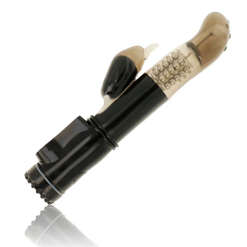 OHMAMA - ROTATING VIBRATOR WITH DELFIN CLITORAL STIMULATOR