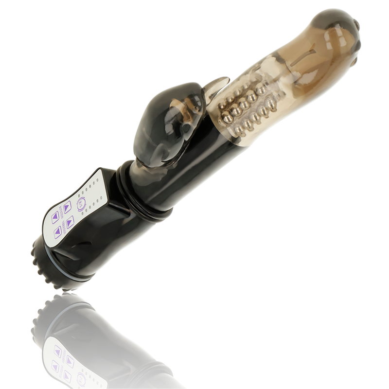 OHMAMA - ROTATING VIBRATOR WITH DELFIN CLITORAL STIMULATOR