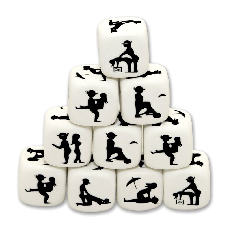 SPICY DEVIL - WHITE STANCE GAME DICE