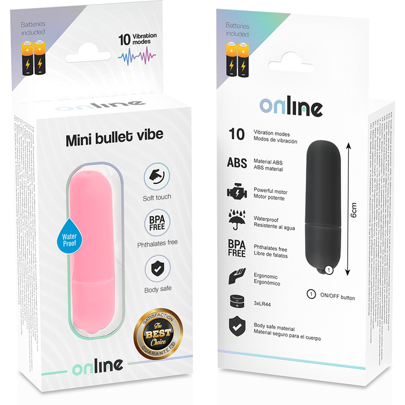 MINI PINK VIBRATING BULLET