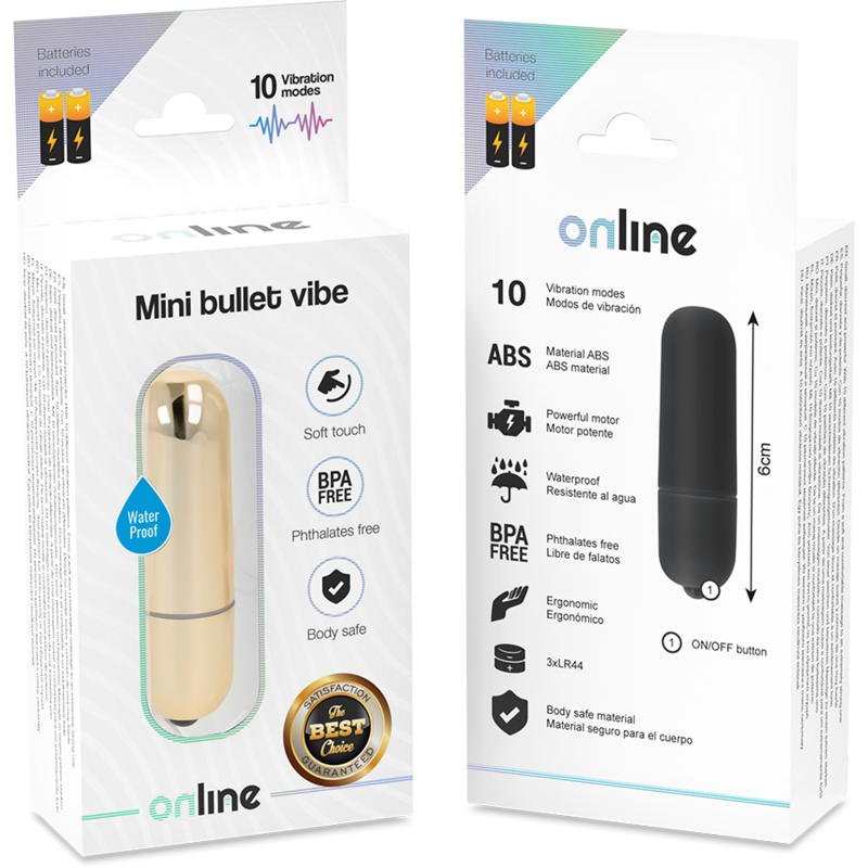 MINI GOLDEN VIBRATING BULLET